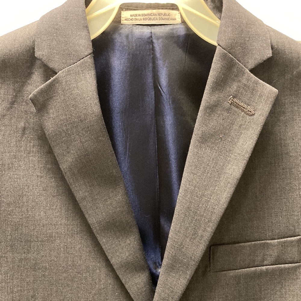 Charcoal gray IZOD boys dress jacket size 12 regular